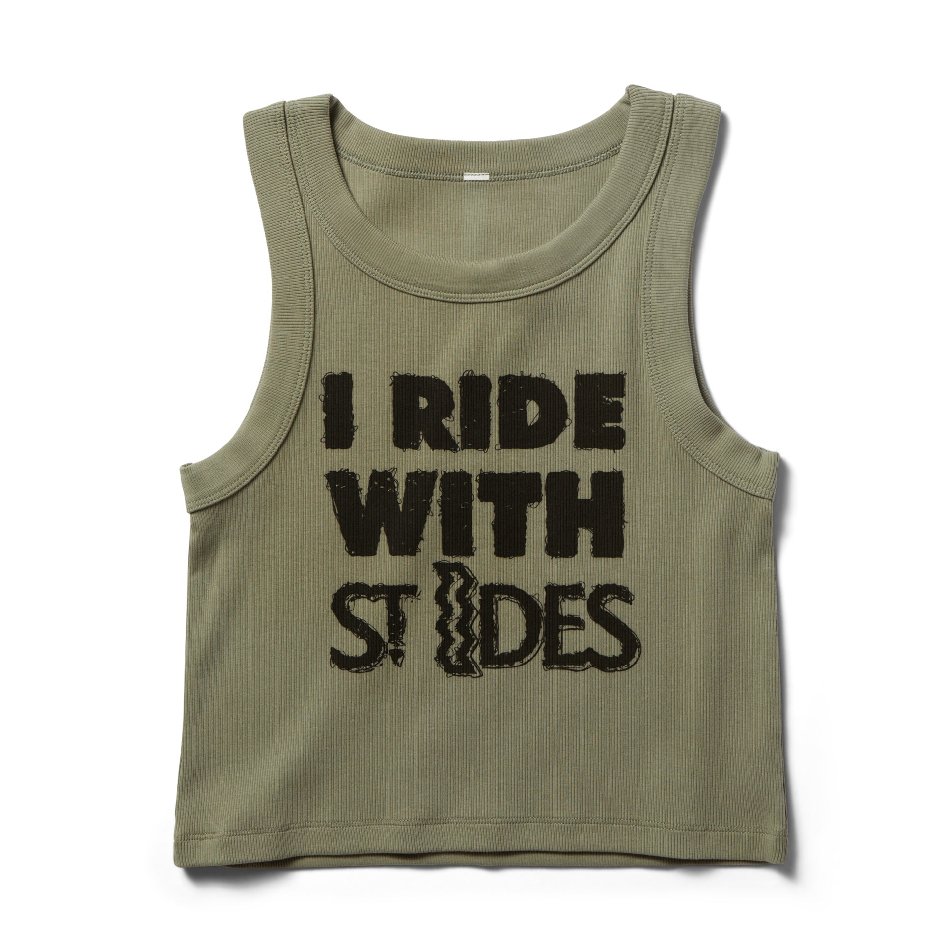 I Ride With St. Ides Women's Cropped Tank