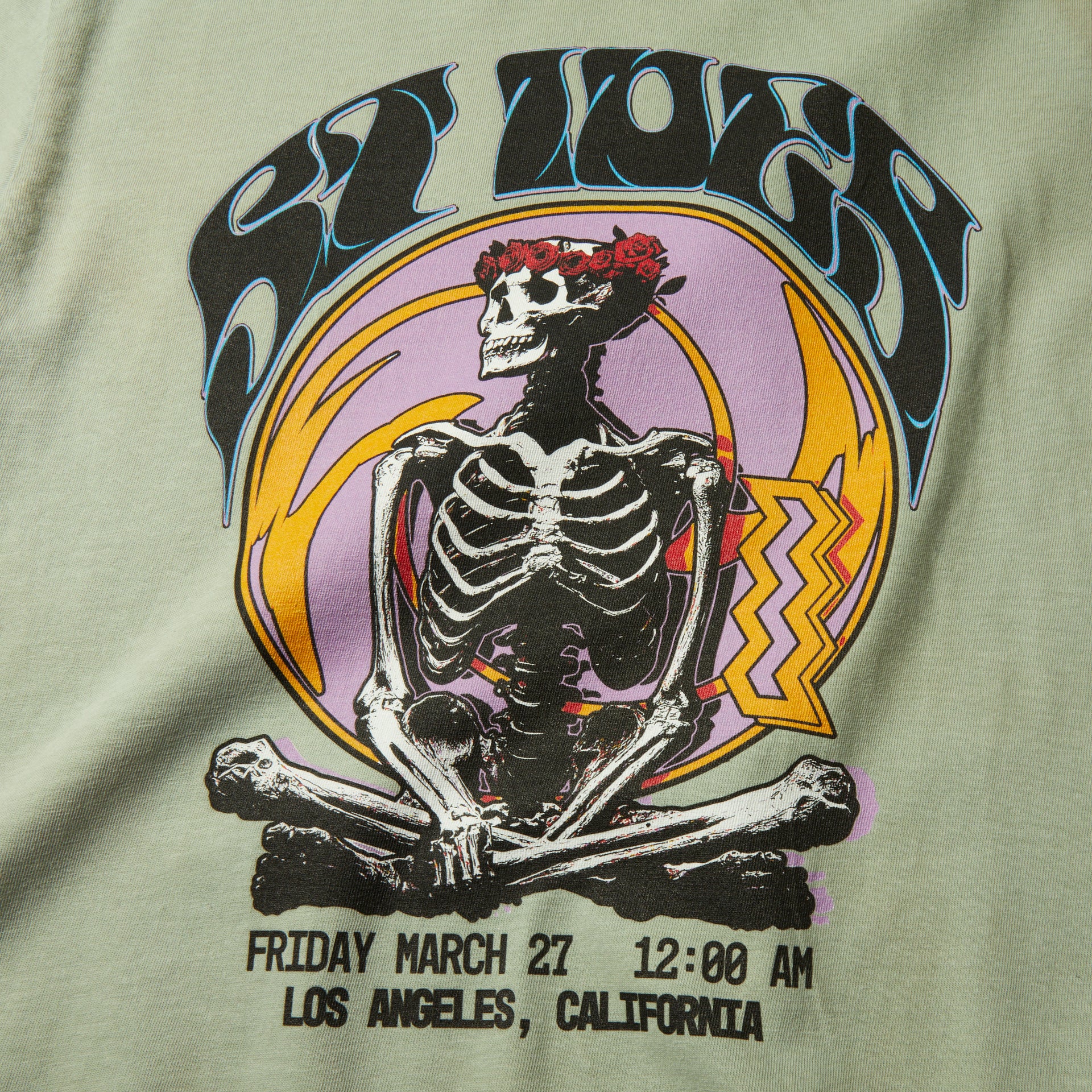 Meditating Skeleton Tee