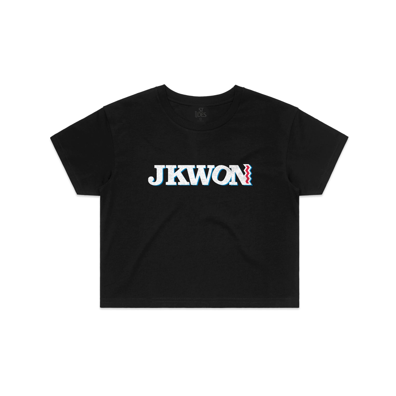 JKWON Women's Crop Tee - Black