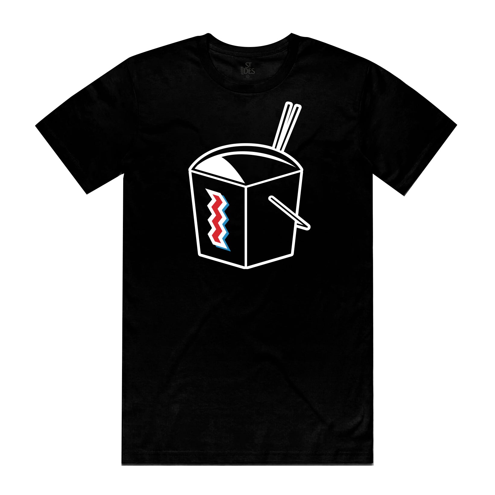 ST IDES x Trap Kitchen Takeout Tee - Black